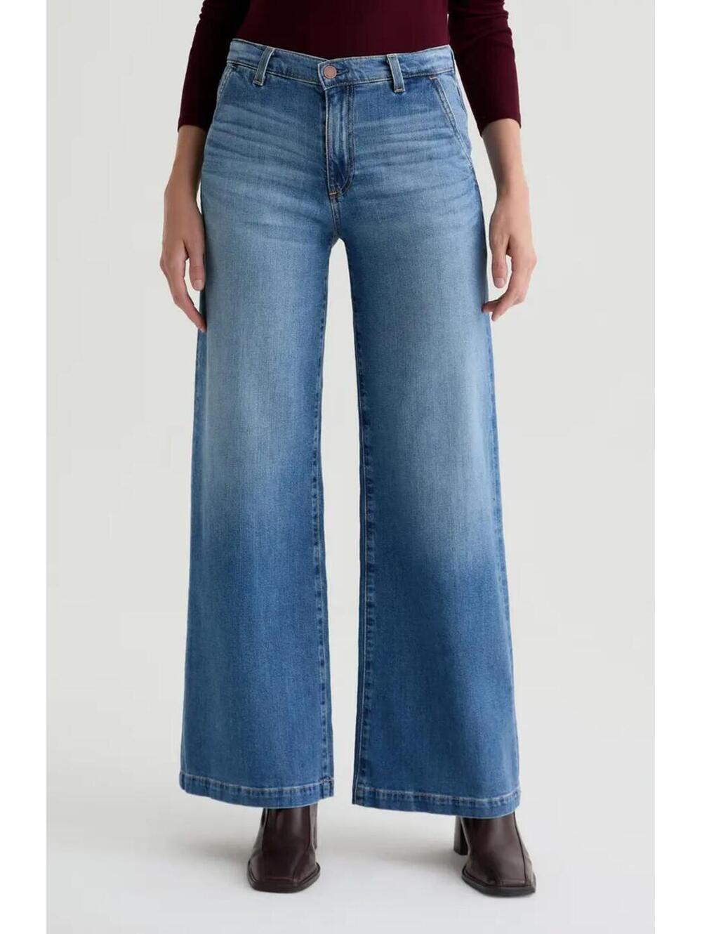 AG Stella Low Rise Palazzo Jeans